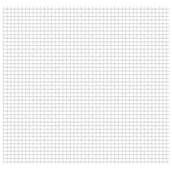 Recinzione in Rete Modulare in Acciaio Inox 50x50 cm 11x11x2 mm