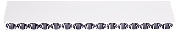 Lampada da soffitto a LED X-LINE 20W 3000K 1400lm in alluminio bianco, dimensioni: 6,6x40x3,5 cm, IP20, Maxlight