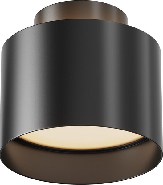 Lampada da soffitto di design Maytoni PLANET, nera, LED, 12 W, 550 lm, 3000 K