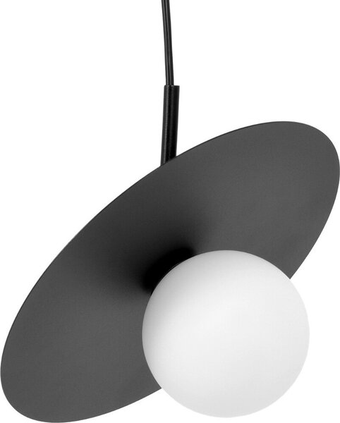 Lampada a sospensione SANTE bianco e nero 1xG9x10W in metallo, dimensioni: 95x25x25 cm, IP20, Kaja