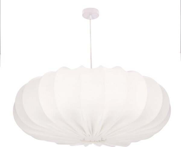 Lampada a sospensione di design CAFEE - 1xE27, 40W, 66cm, rotonda, bianca / latte