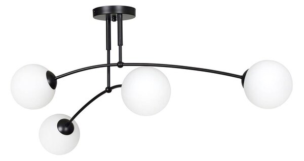 LAMPADA DA SOFFITTO Emibig 4xE14 40W PREGOS 4 NERA 670/4