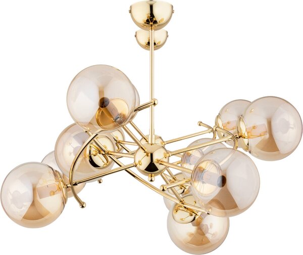 Lampada da soffitto dorata KOSMIT Alfa 63164