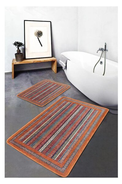 Set di tappetini per il bagno in velluto 2 pz 60x100 cm – Mila Home