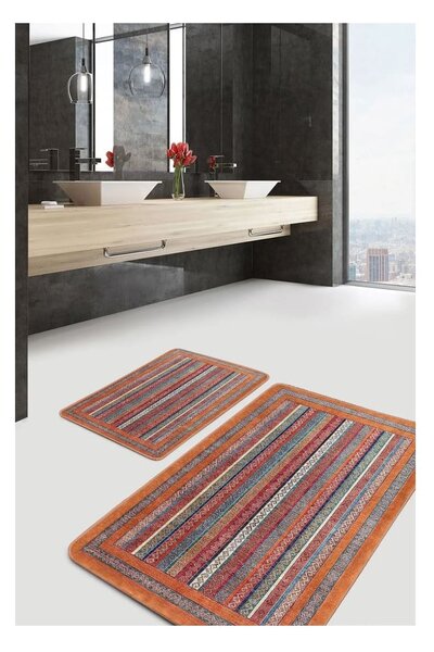 Set di tappetini per il bagno in velluto 2 pz 60x100 cm – Mila Home