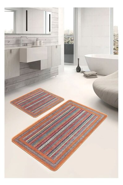 Set di tappetini per il bagno in velluto 2 pz 60x100 cm – Mila Home