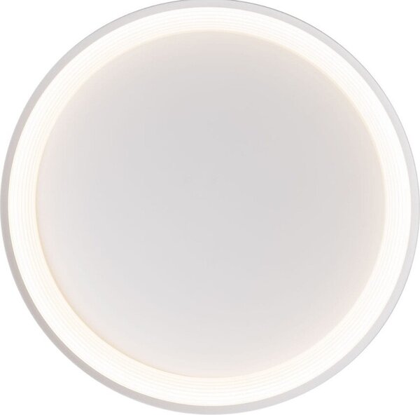 Plafoniera LED rotonda TORNADO bianca 40W, bianco caldo, 3440 lm, metallo, dimensioni: 6,5 x 48 x 48 cm, IP20, Maxlight