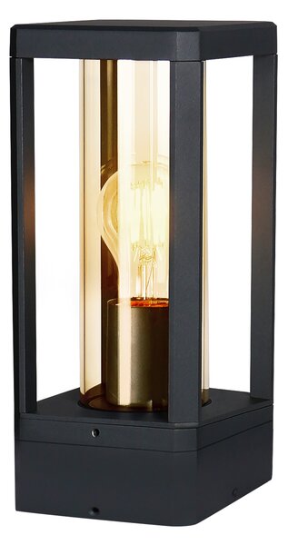 Lampada da giardino a stelo nera 1xE27 60W Cissus Candellux
