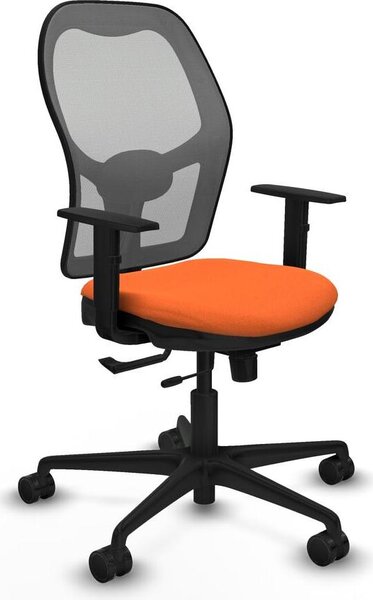 Sedia da ufficio Jorquera Piqueras y Crespo, modello 1D036N0, colore arancione
