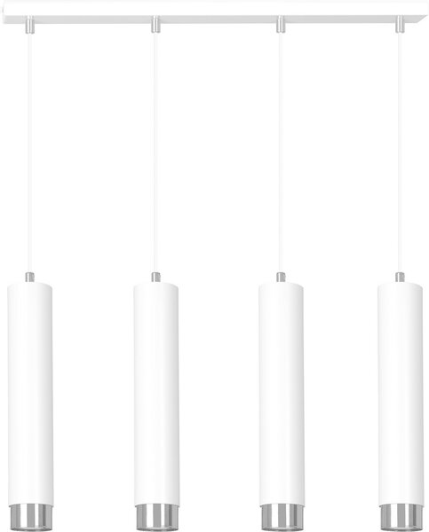 Lampadario Emibig 4xGU10 30W KIBO 3 WH/CHROME 641/4