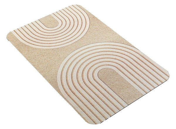 Tappetino per il bagno marrone chiaro 50x80 cm Adriel – douceur d'intérieur