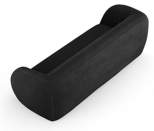 Divano in tessuto bouclé grigio scuro 230 cm Essen - Cosmopolitan Design