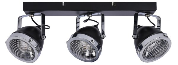 Faretto da soffitto CRAZY - 3xGU10, 15W, nero