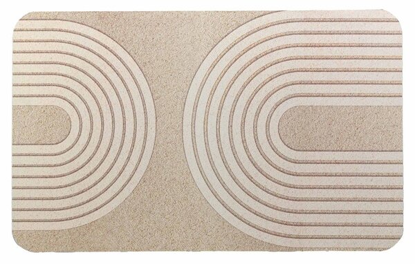 Tappetino per il bagno marrone chiaro 50x80 cm Adriel – douceur d'intérieur