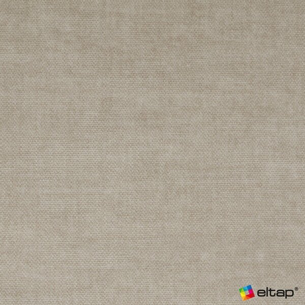 Divano angolare beige allungabile/con contenitore (con penisola a destra/a L) e rivestimento in velluto Barea – ELTAP