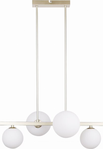 Lampada a sospensione KAMA 4X28W G9 in ottone 34-73426 Candellux