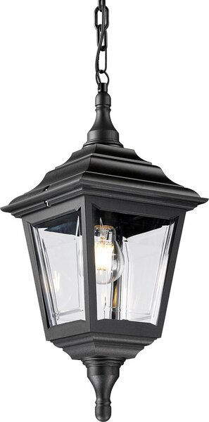Lampada a sospensione da esterno nera E27 60W Kerry Elstead