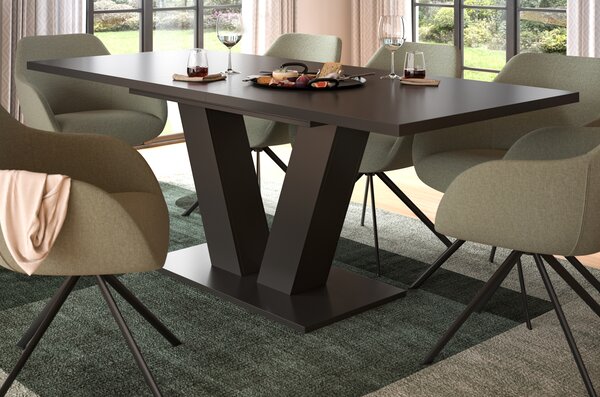 Tavolo da pranzo "Home-X" in grigio Tavolo allungabile 150 - 190 cm, fino a 8 persone