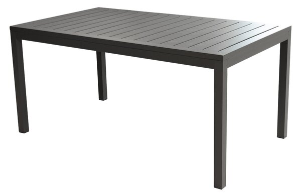 Tavolo Allungabile da Giardino 200x100x75 cm in Alluminio Grigio