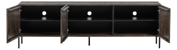 Mobile TV marrone in pino massiccio 180x56x46 cm Bono – WOOOD