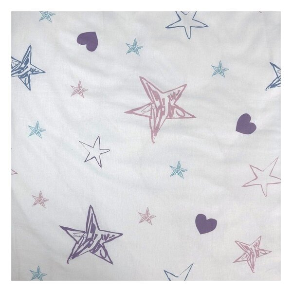 Biancheria da letto per bambini in cotone per letto singolo 140x200 cm Lilo and Stitch "Heart" – Jerry Fabrics