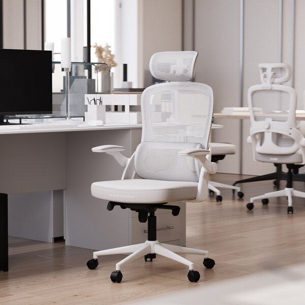 Sedia da ufficio ergonomica grigio chiaro Diablo V-Light