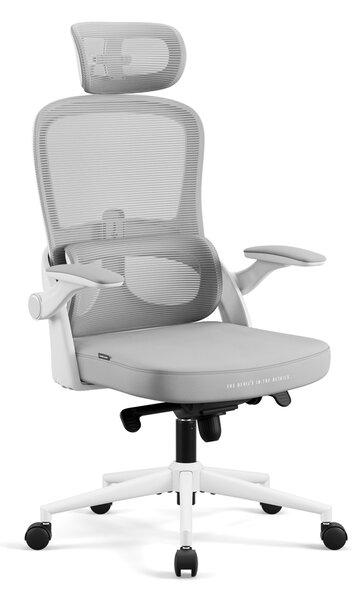 Sedia da ufficio ergonomica grigio chiaro Diablo V-Light