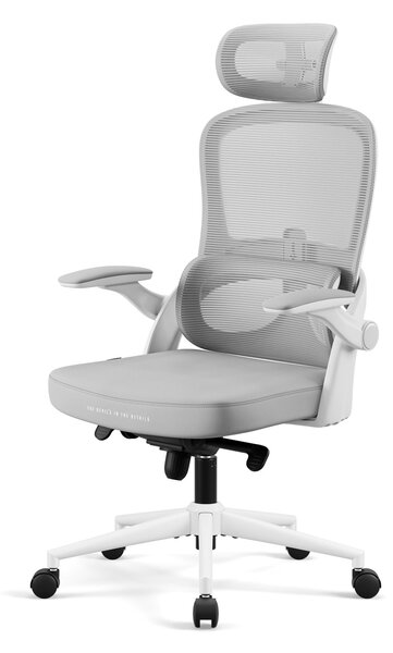 Sedia da ufficio ergonomica grigio chiaro Diablo V-Light