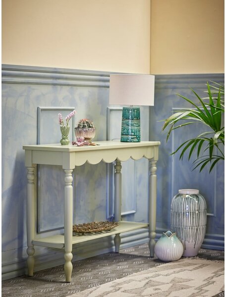 Tavolo consolle verde chiaro in pino massiccio 36x106 cm Salla – Bloomingville