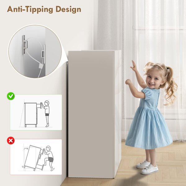 HOMCOM Mobile Portascarpe con Funzione Soft-Close, disegno a sei livelli senza maniglia, 18 paia di scarpe, per ingresso, corridoio, legno, Bianco | Aosom Italy