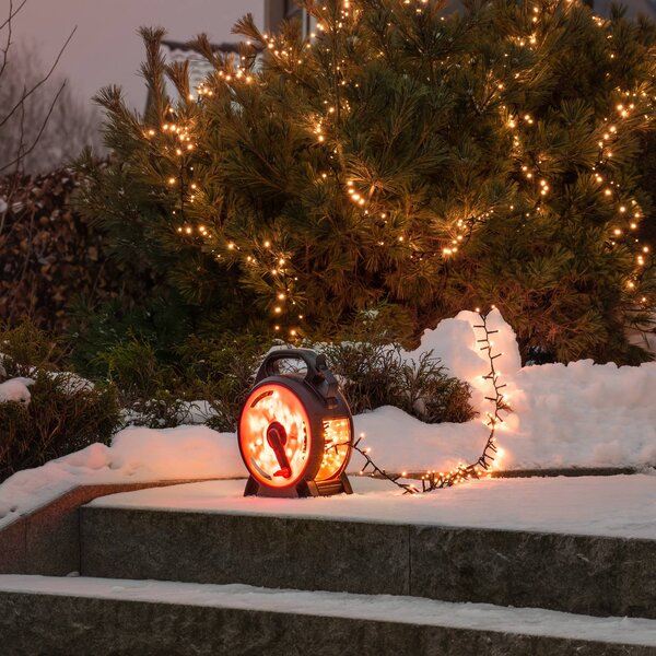 Konstsmide Christmas Ghirlanda luminosa LED Compact ambra 200 LED 4,38m
