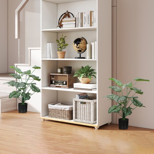 HOMCOM Piante Artificiali Decorative 65 cm Piante Artificiali con Vaso per Interni Verde | Aosom Italy