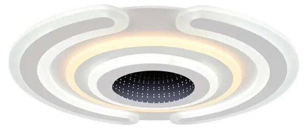 V-TAC VT-7960 Lampadario LED 95w decorativo dimmerabile effetto 3D con telecomando d52*5cm CCT 3in1 3000K+6500K - 15358