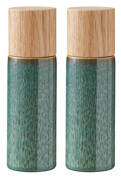 Set macina pepe e sale verde in ceramica 2 pz Gastro Green – Bitz
