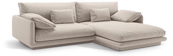 Divano angolare beige (angolo destro) Torino - Micadoni Home
