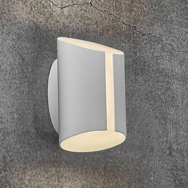 Nordlux Applique LED esterni Grip, CCT Smart Home, bianco