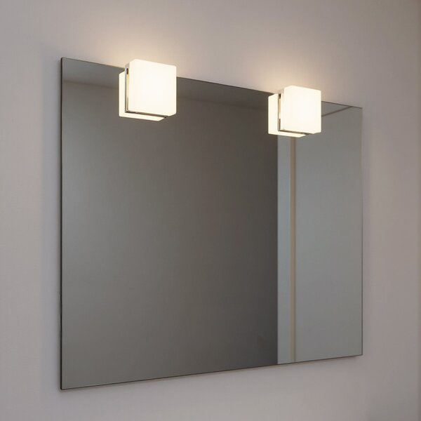 Lampada LED da Specchio Quadrata 3W IP54 - Da cornice o filo lucido Colore Bianco Naturale 4.000K