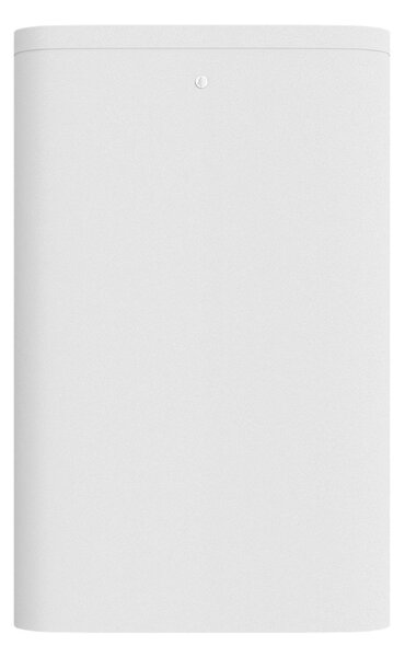 Plafoniera da soffitto E27 Quadrata IP54 in Alluminio - Bianca