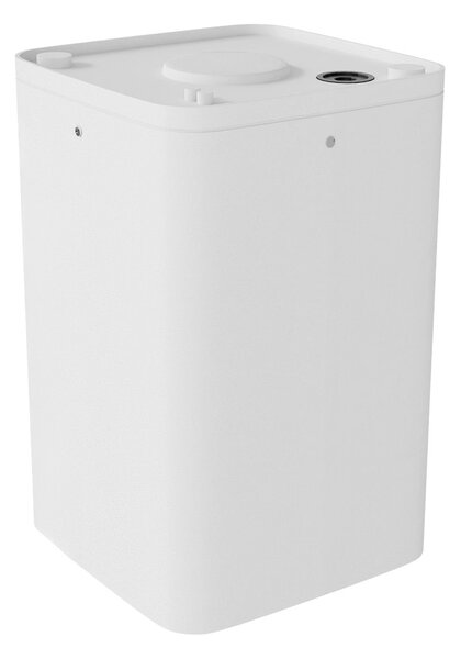 Plafoniera da soffitto E27 Quadrata IP54 in Alluminio - Bianca