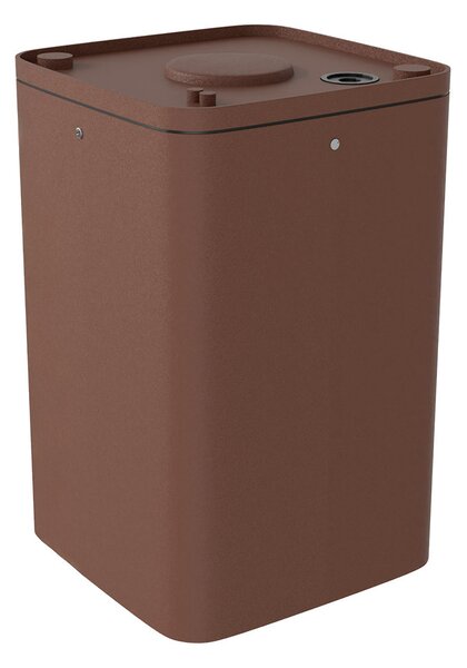Plafoniera da soffitto E27 Quadrata IP54 in Alluminio - Corten
