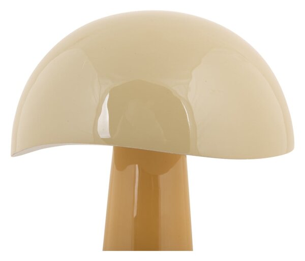 Lampada da tavolo giallo ocra con paralume in metallo (altezza 33 cm) Grato - Leitmotiv