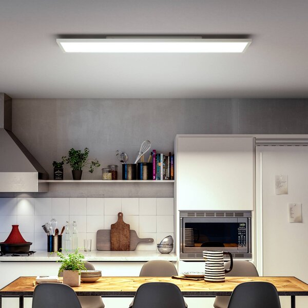 Philips Hue Plafoniera smart Aurelle, dimmerabile, Bianco / Opale, Soggiorno / Sala da pranzo, Metallo, Moderno