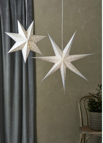 Decorazione luminosa con motivo natalizio in argento ø 45 cm Solvalla - Markslöjd