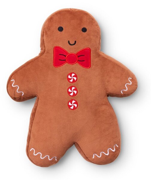 Cuscino decorativo in velluto con motivo natalizio 28x37 cm Gingerbread - Catherine Lansfield