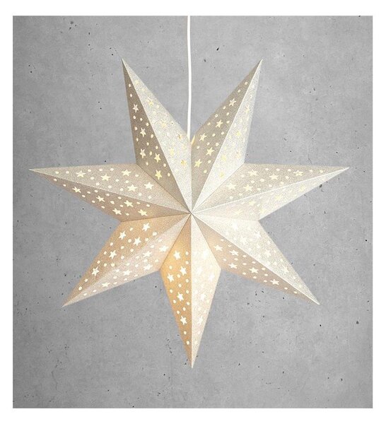 Decorazione luminosa con motivo natalizio in argento ø 45 cm Solvalla - Markslöjd