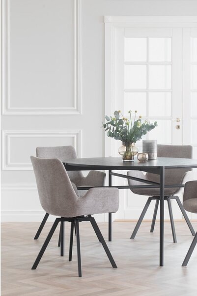 Set di sedie da pranzo beige in imbottito 2 pz Norwell – Rowico