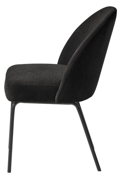 Sedia da pranzo nera Creston - Unique Furniture