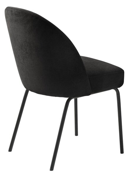 Sedia da pranzo nera Creston - Unique Furniture