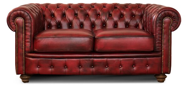 Divano Chesterfield in Pelle Primo Fiore Premium – Iconico, Finiture di Pregio