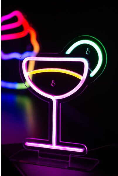 Decorazione luminosa al neon LED 5 W Cocktail – Leitmotiv